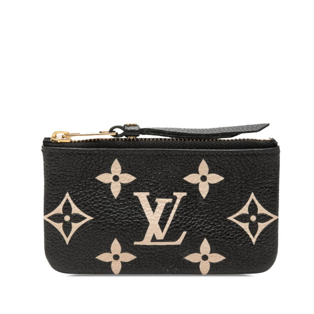 Louis Vuitton Bicolor Monogram Empreinte Pochette Clé Wallet/Coin Purse M8088...
